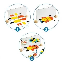 Djeco Ze Mirror Spel - Dieren -Bordspellen 3685424d