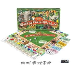 Safari-Opoly -Bordspellen 4420502b