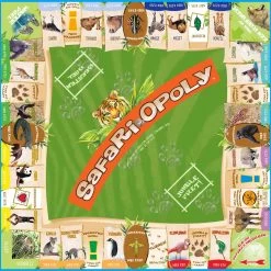 Safari-Opoly -Bordspellen 4420502c