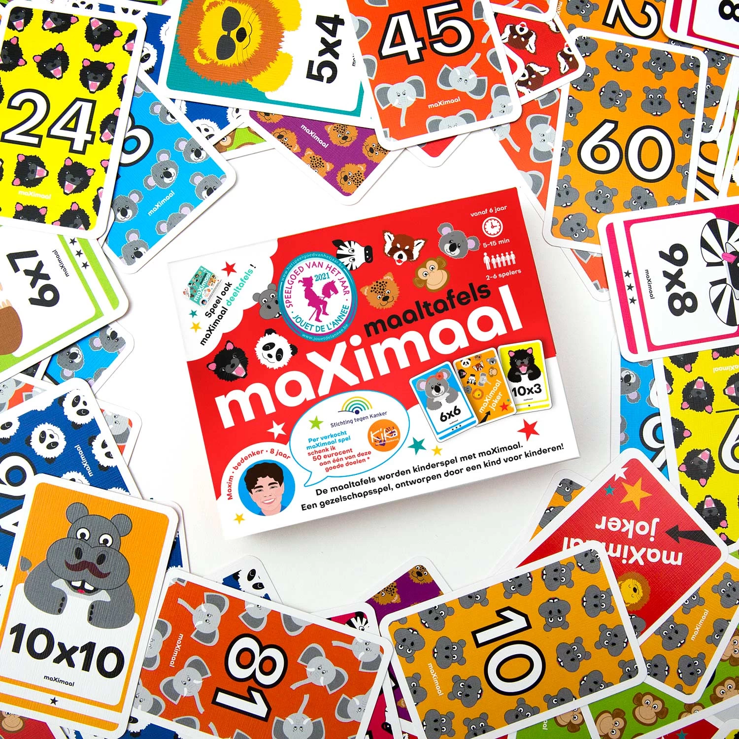 MaXimaal Gezelschapsspel: Maaltafels - Keersommen 6 MaXimaal Gezelschapsspel: Maaltafels - Keersommen - Afbeelding 4