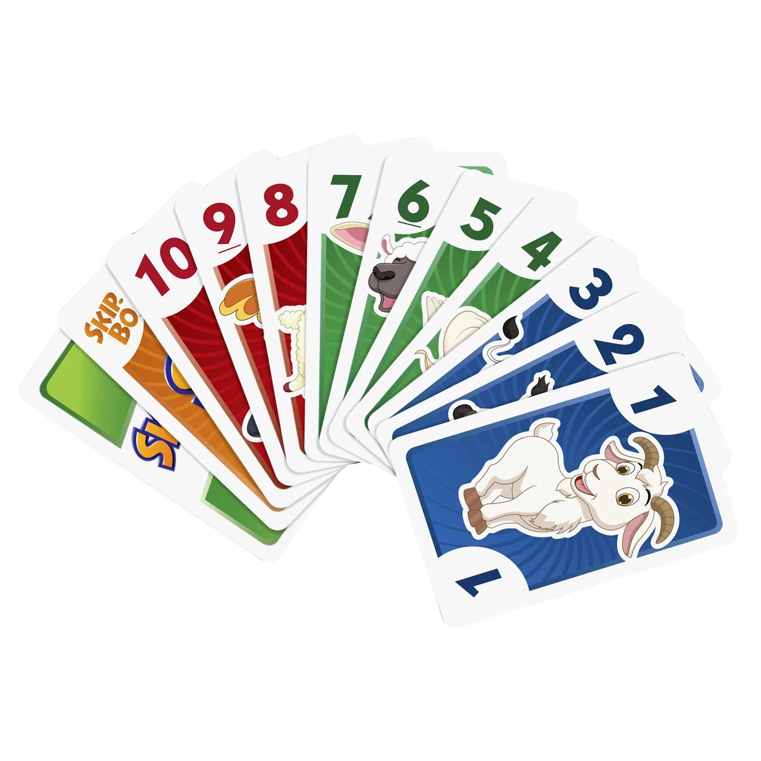 MATTEL Skip-Bo Junior Kaartspel 4 MATTEL Skip-Bo Junior Kaartspel - Afbeelding 2