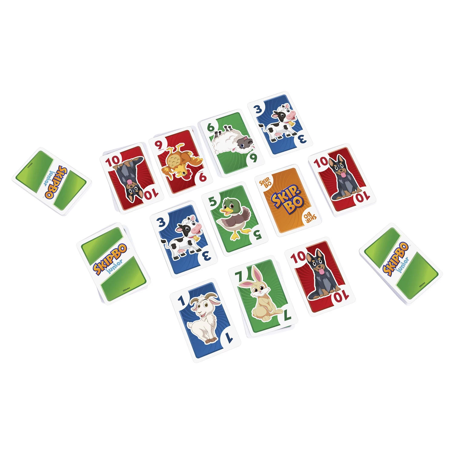 MATTEL Skip-Bo Junior Kaartspel 6 MATTEL Skip-Bo Junior Kaartspel - Afbeelding 4