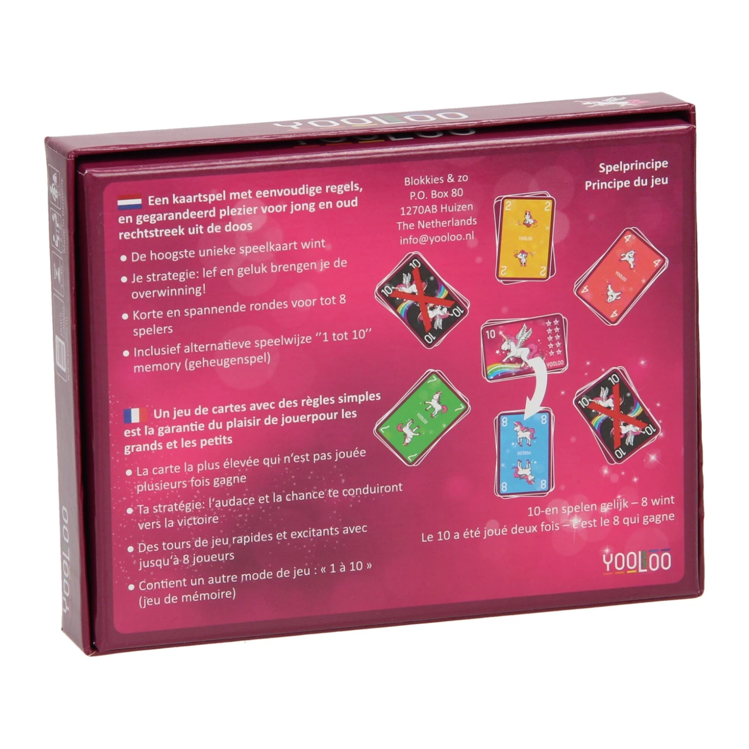 YOOLOO Kaartspel Unicorn 4 YOOLOO Kaartspel Unicorn - Afbeelding 2