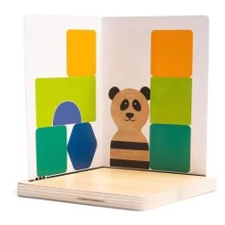 BS Toys Panda's Puzzel Hout - Vormenspel -Bordspellen 4690509d