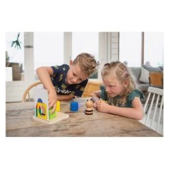 BS Toys Panda's Puzzel Hout - Vormenspel -Bordspellen 4690509p