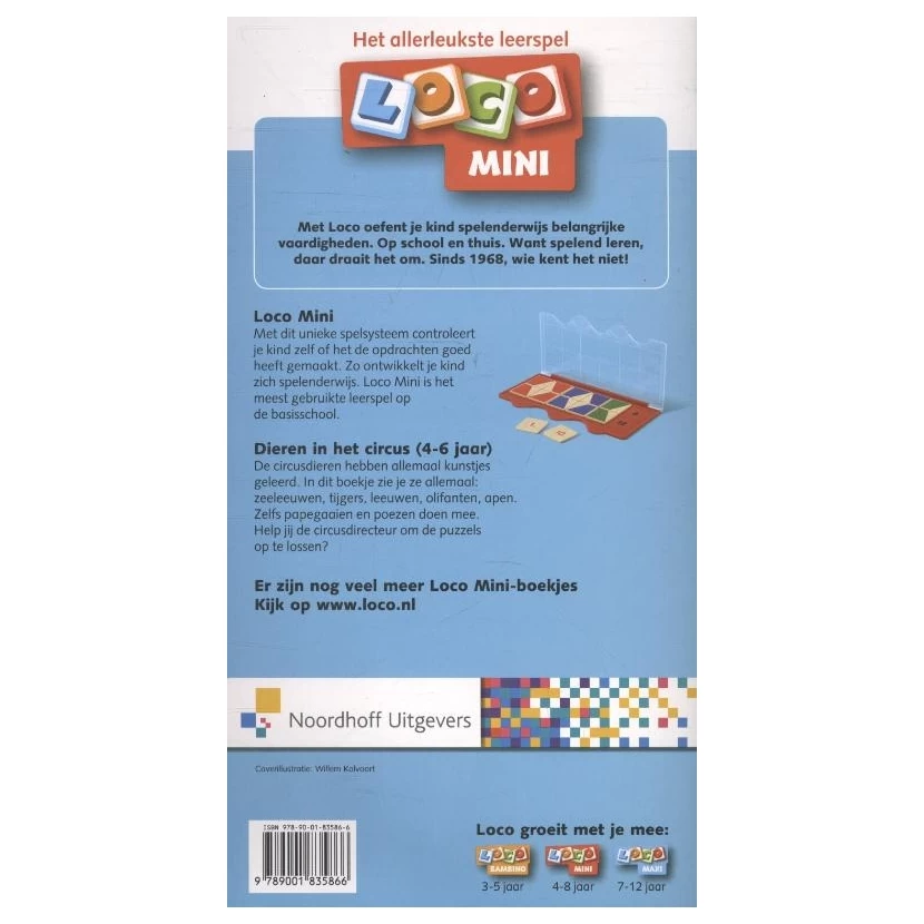 Loco Mini Dieren In Het Circus - Groep 1-2 (4-6 Jr.) 4 Loco Mini Dieren In Het Circus - Groep 1-2 (4-6 Jr.) - Afbeelding 2