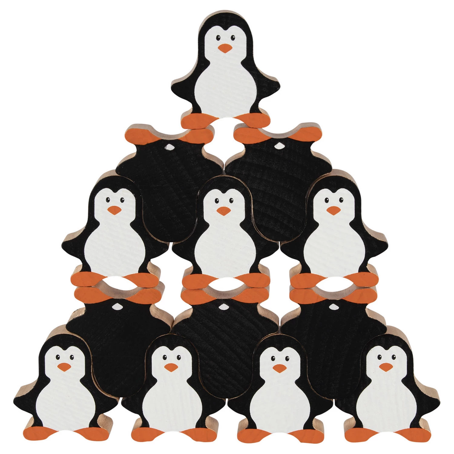 Goki Houten Stapelspel Pinguin 3 Goki Houten Stapelspel Pinguin