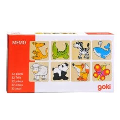 Goki Houten Memo Dieren, 32dlg. 5 Goki Houten Memo Dieren, 32dlg. -Bordspellen 5299881a