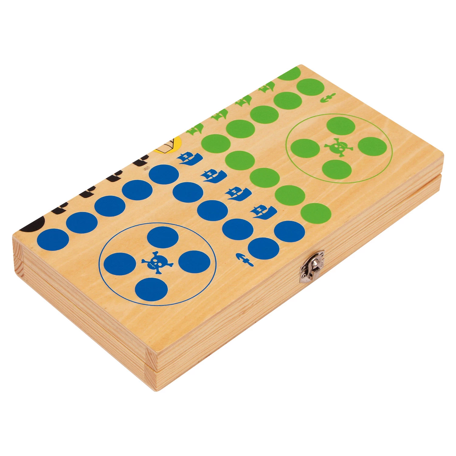 Small Foot - Houten Ludo Pirateneiland 5 Small Foot - Houten Ludo Pirateneiland - Afbeelding 3