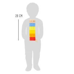 Small Foot - Houten Regenboog Wiebeltoren Spel -Bordspellen 5410227e