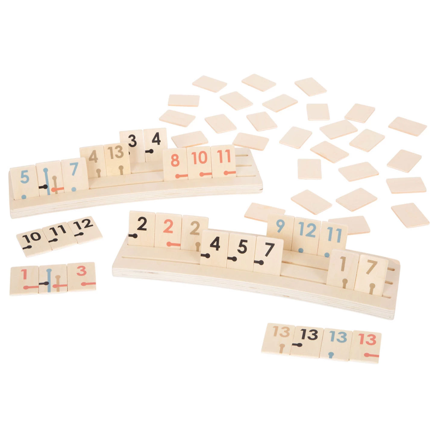 Small Foot - Houten Rummy Spel 5 Small Foot - Houten Rummy Spel - Afbeelding 3