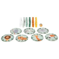 Small Foot - Houten Wiebeltoren Safari Spel -Bordspellen 5410245d