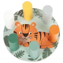 Small Foot - Houten Wiebeltoren Safari Spel -Bordspellen 5410245g