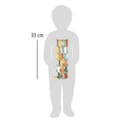 Small Foot - Houten Wiebeltoren Safari Spel -Bordspellen 5410245h