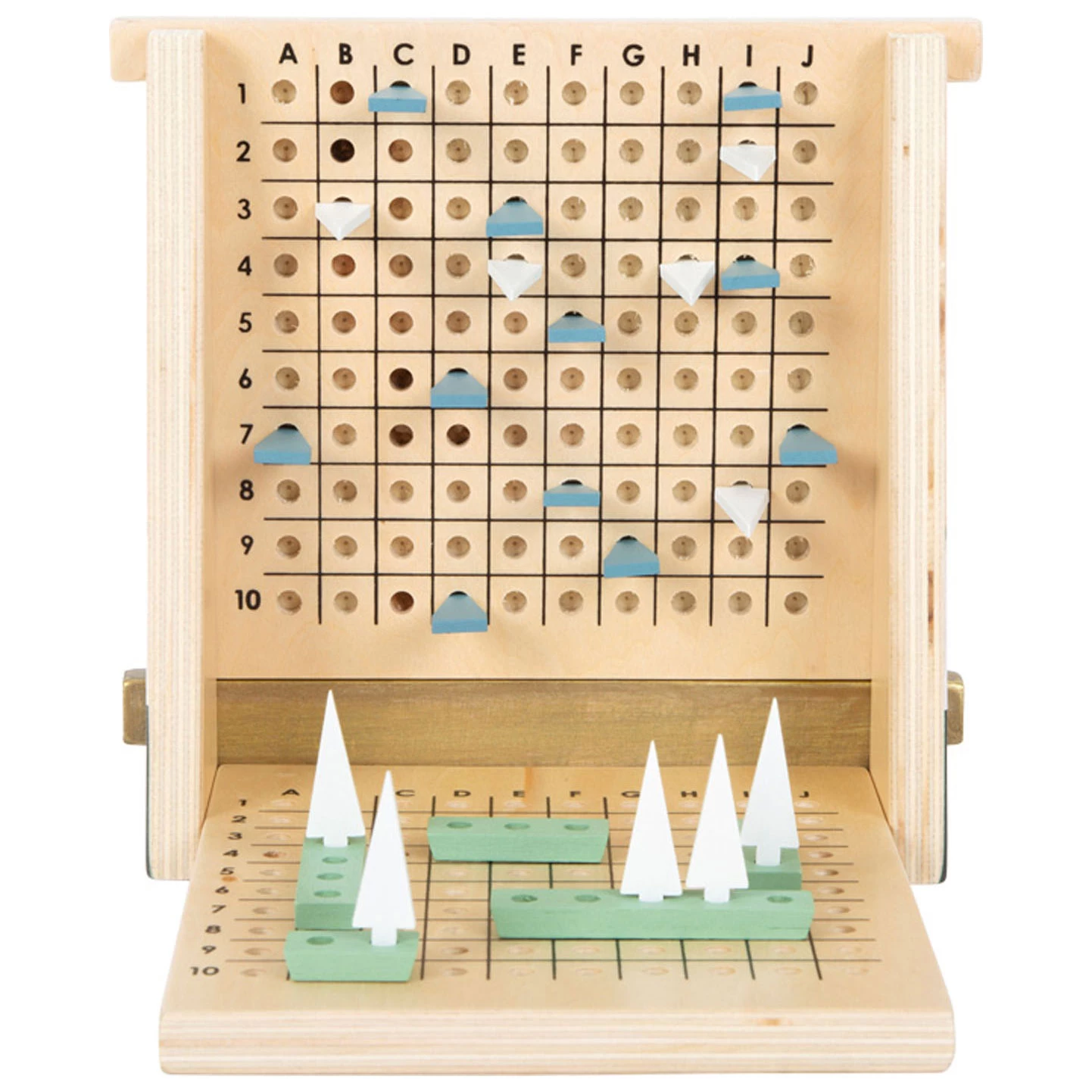 Small Foot - Houten Strategie Spel Slag Om De Schepen 4 Small Foot - Houten Strategie Spel Slag Om De Schepen - Afbeelding 2