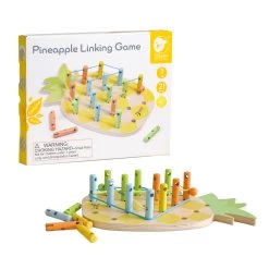 Classic World Houten Ananas Verbindingsspel, 21dlg. -Bordspellen 6020371b