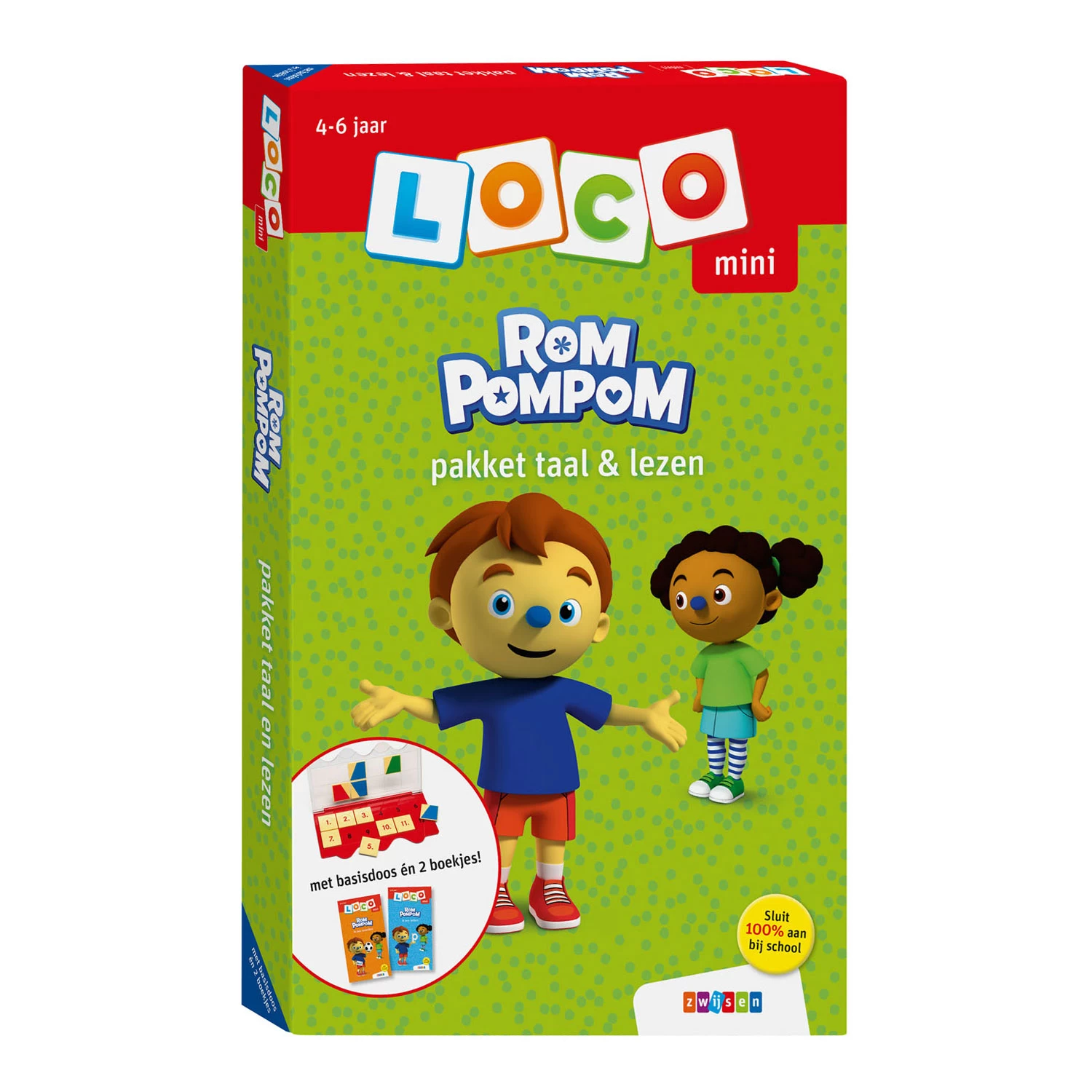 Mini Loco - Rompompom Pakket Taal & Lezen (4-6 Jaar) 3 Mini Loco - Rompompom Pakket Taal & Lezen (4-6 Jaar)