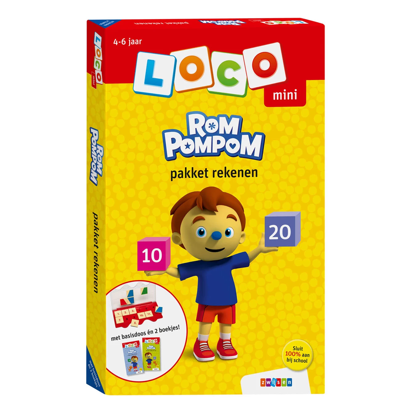 Mini Loco Rompompom Pakket Rekenen 3 Mini Loco Rompompom Pakket Rekenen