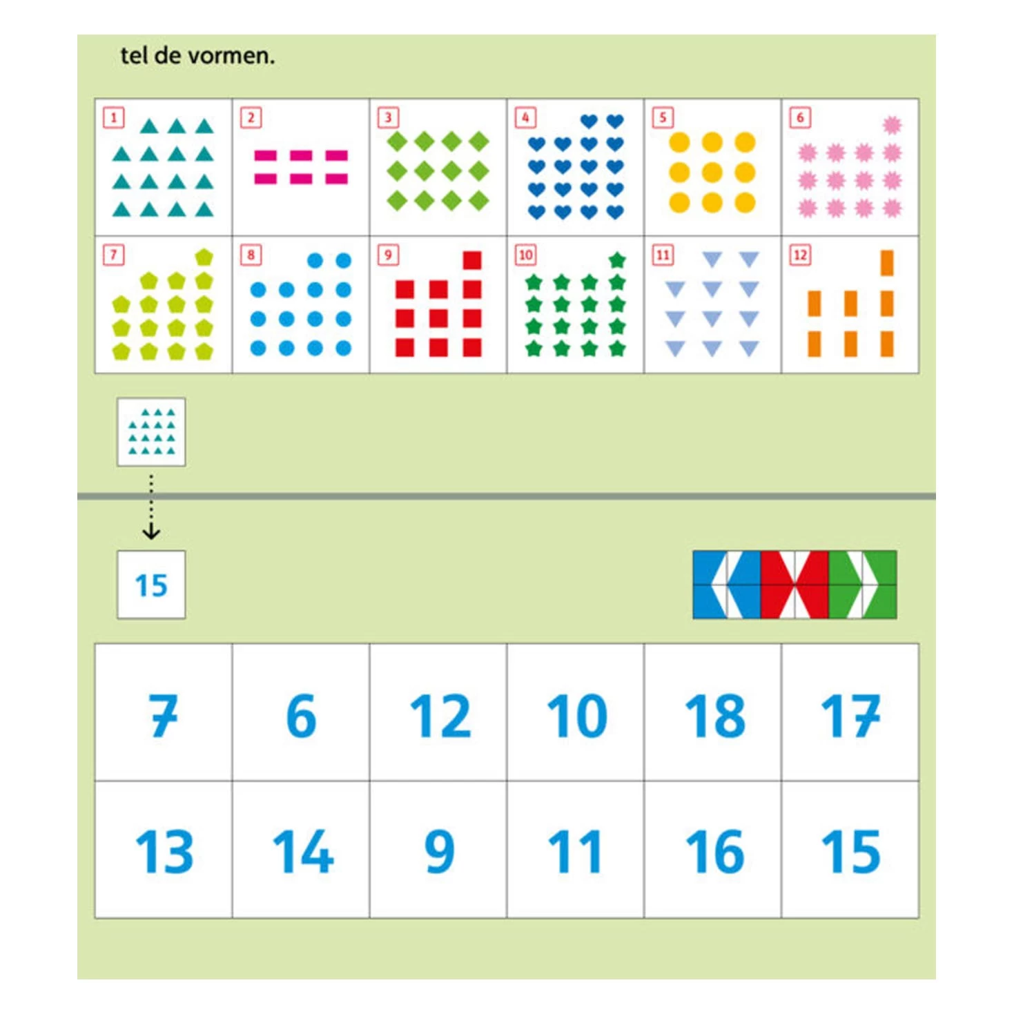 Mini Loco Rompompom Pakket Rekenen 6 Mini Loco Rompompom Pakket Rekenen - Afbeelding 4