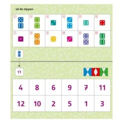 Mini Loco Rompompom Pakket Rekenen 14 Mini Loco Rompompom Pakket Rekenen -Bordspellen 6506817g